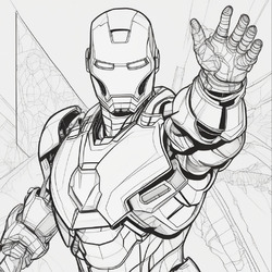 Iron Man Coloring Pic