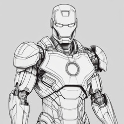 Iron Man Coloring Pic