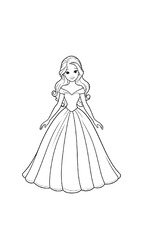 Princess Coloring Pic